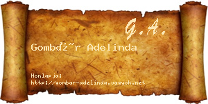 Gombár Adelinda névjegykártya